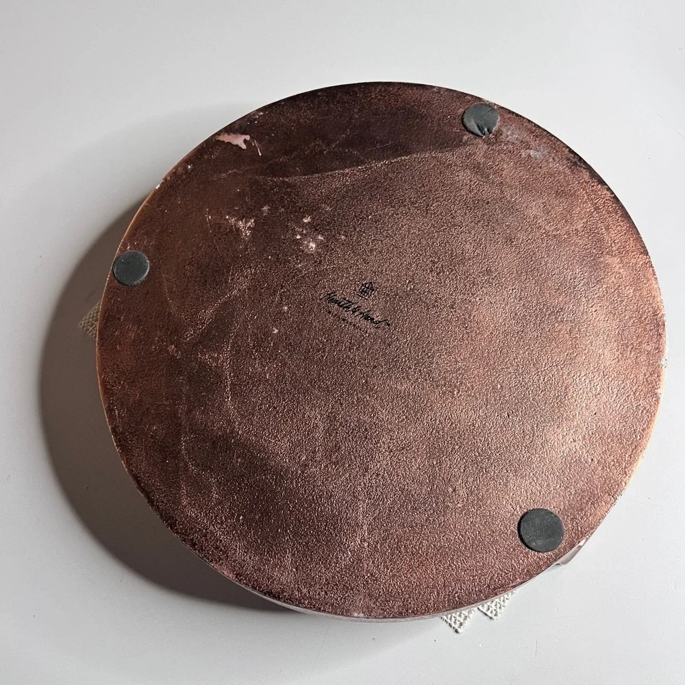 Hearth &‎ Hand Magnolia Copper Round Decorative Tray with Handles 11.5 inch